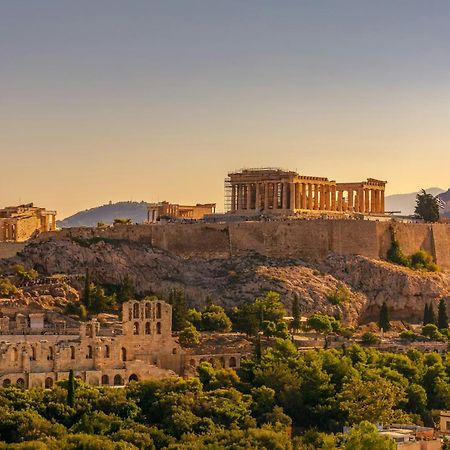 3Sights Rooftop Suite - Parthenon Viewpoint Athen Eksteriør bilde