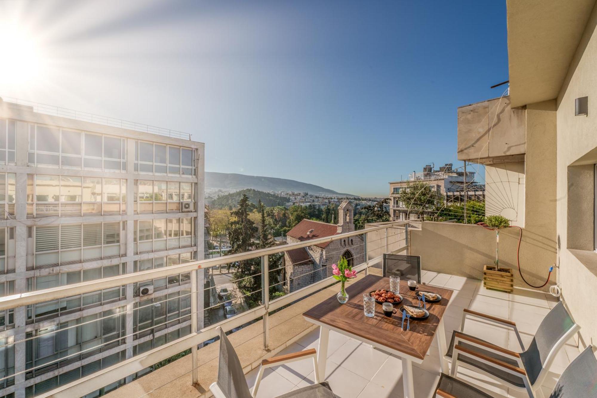 3Sights Rooftop Suite - Parthenon Viewpoint Athen Eksteriør bilde