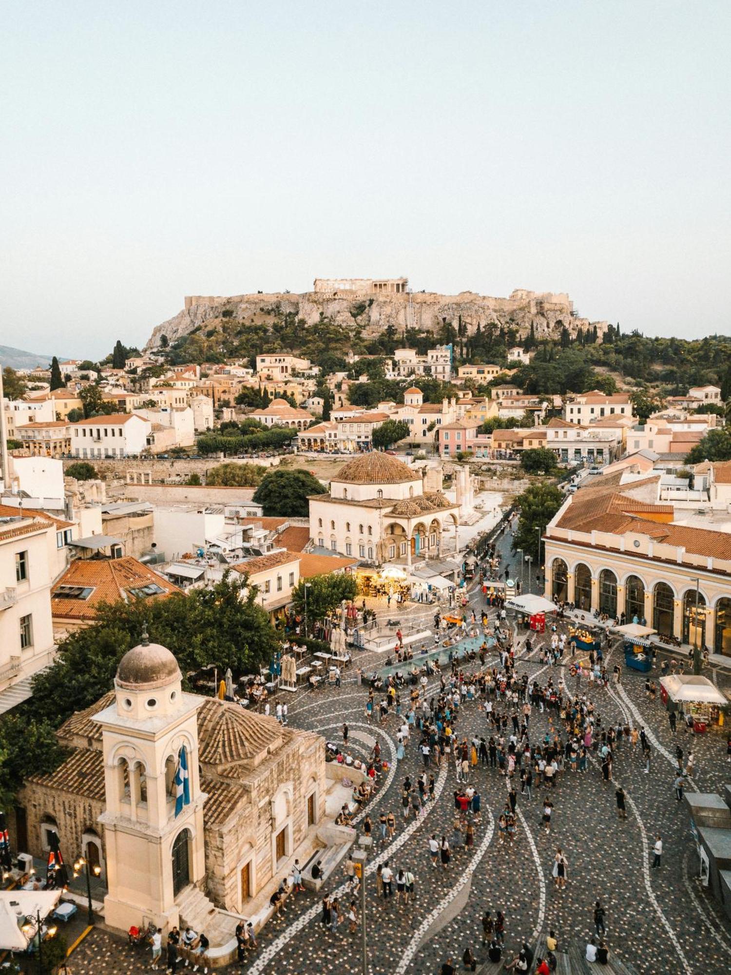 3Sights Rooftop Suite - Parthenon Viewpoint Athen Eksteriør bilde
